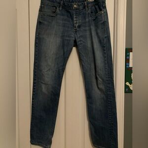 Jack and Jones Dark Blue Bootcut Jeans